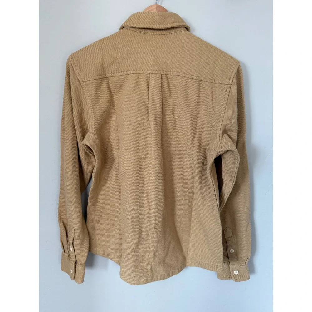NWT The North Face Mens Twill Flannel Shirt Button Front Tan Stone Small‎ $100